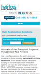 Mobile Screenshot of hairlossspecialists.com